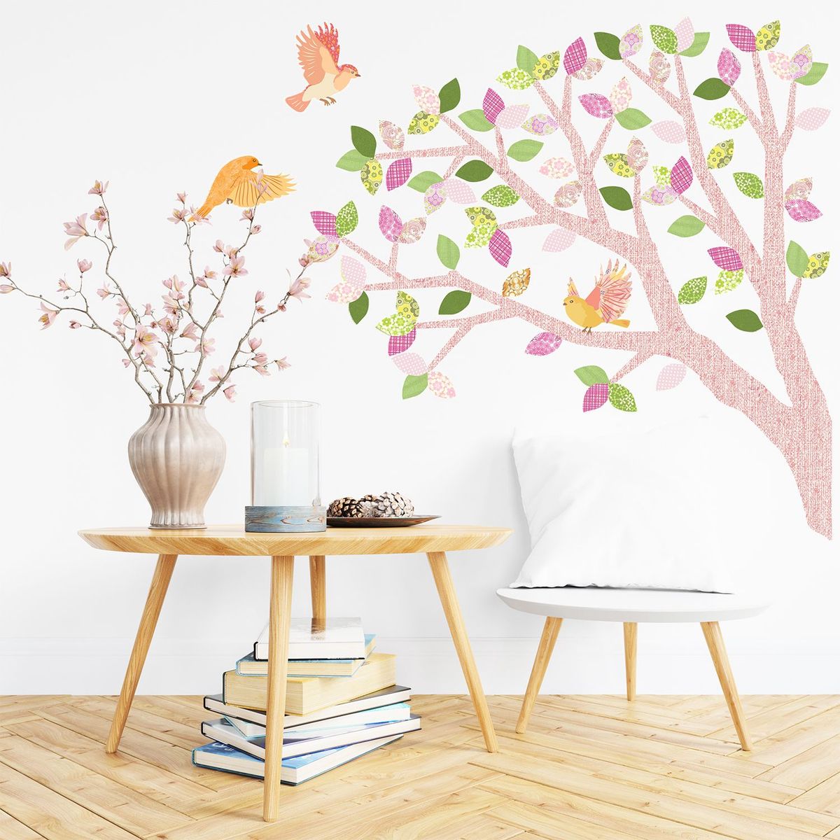 STICKART - Vinilo Árbol Roble Rosa