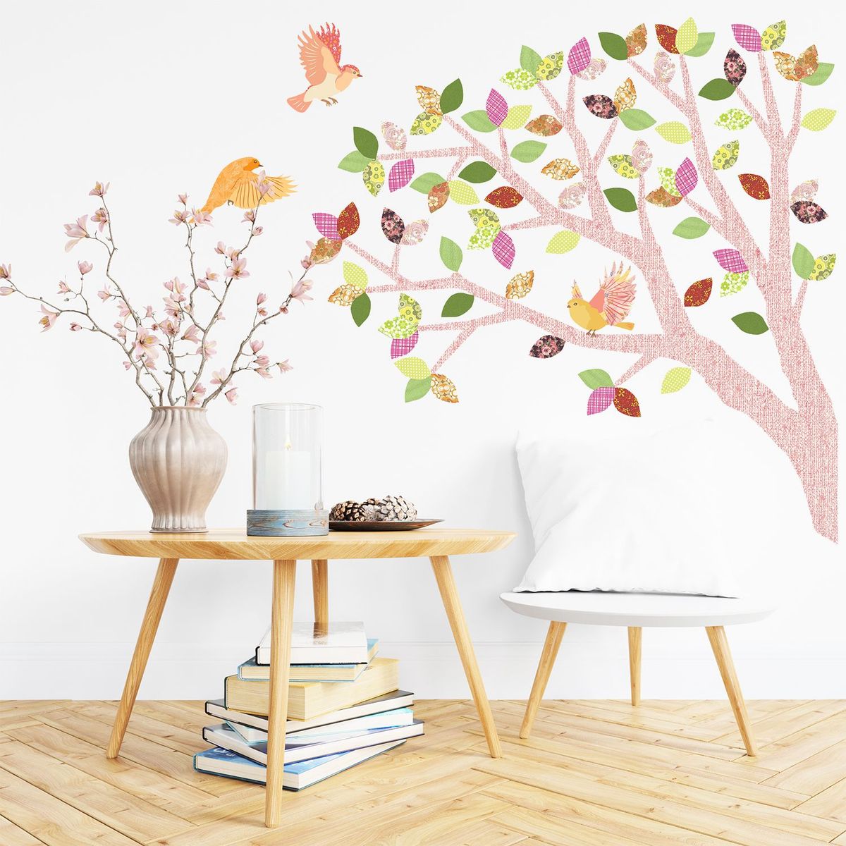 STICKART - Vinilo Árbol Roble Rosa