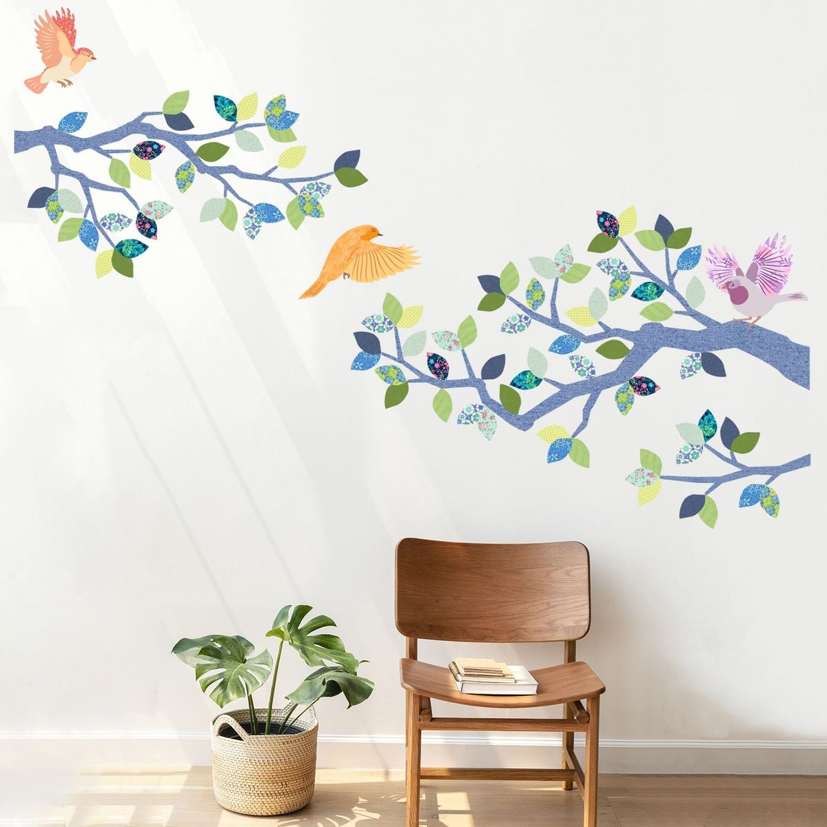 STICKART - Viniloa Árbol Ramas Azul