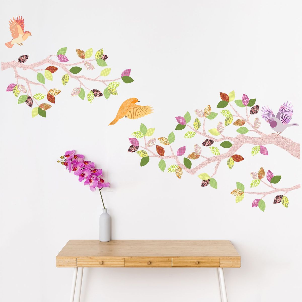 STICKART - Vinilo Árbol Rama Rosa