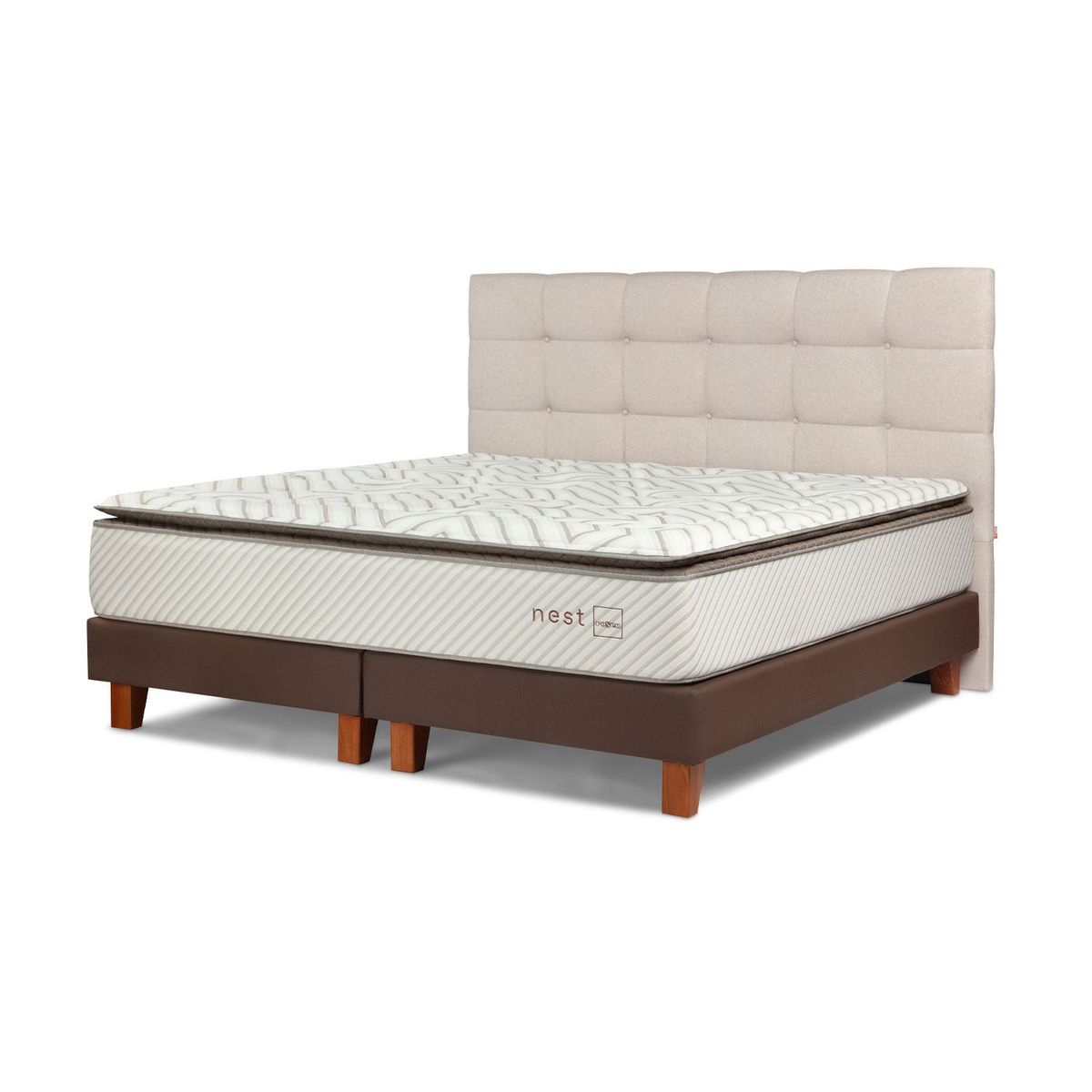 ROSEN - Dormitorio Europeo Nest Issey Niebla Queen