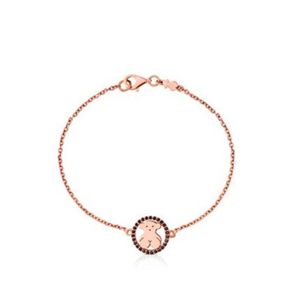 TOUS - Pulsera Tous de plata vermeil rosa