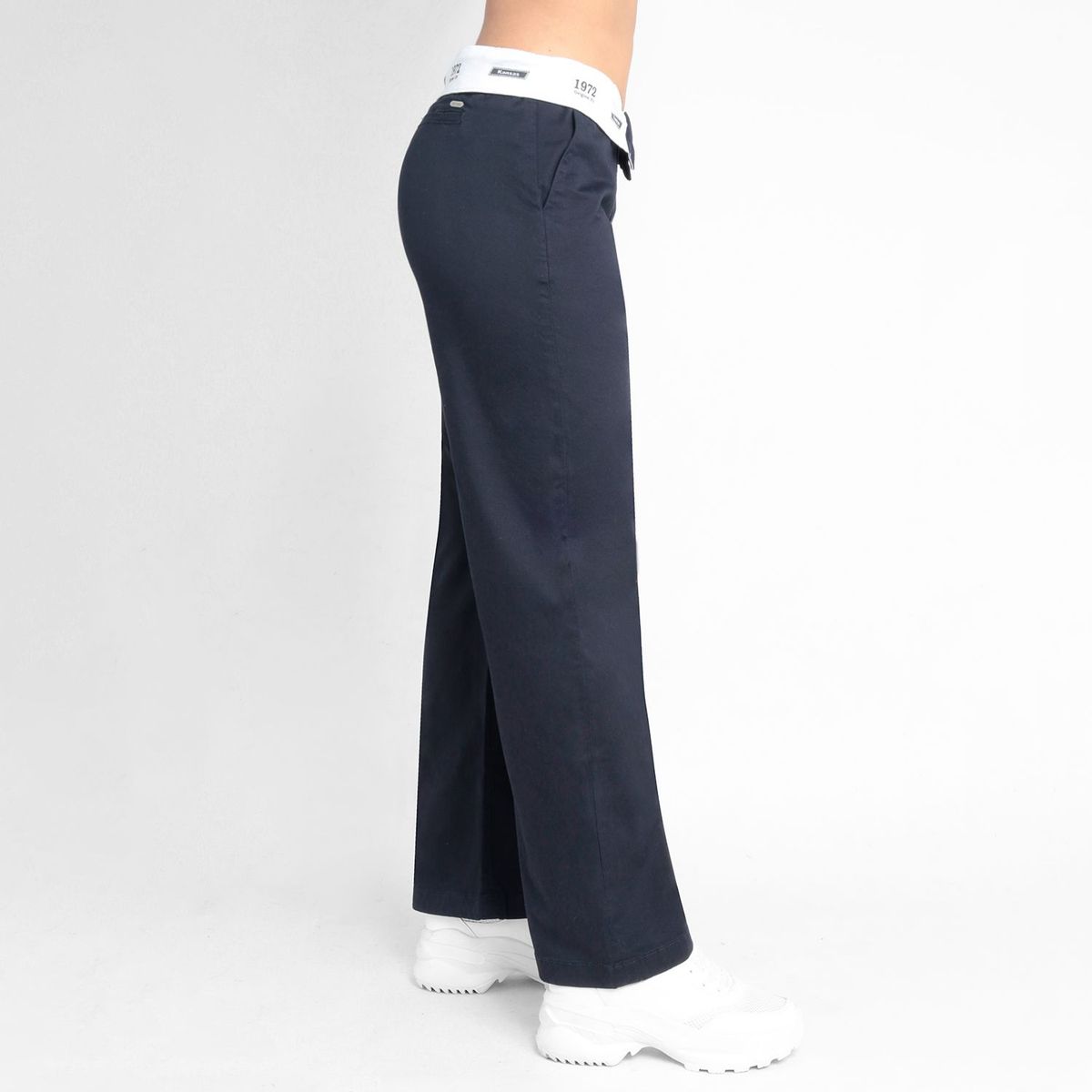 KANSAS - Pantalón Jean Baggy Mujer Kansas