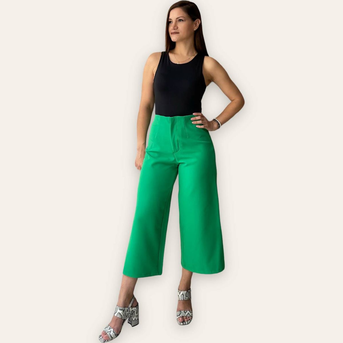 TULULA - Pantalon Culotte Mujer Tulula