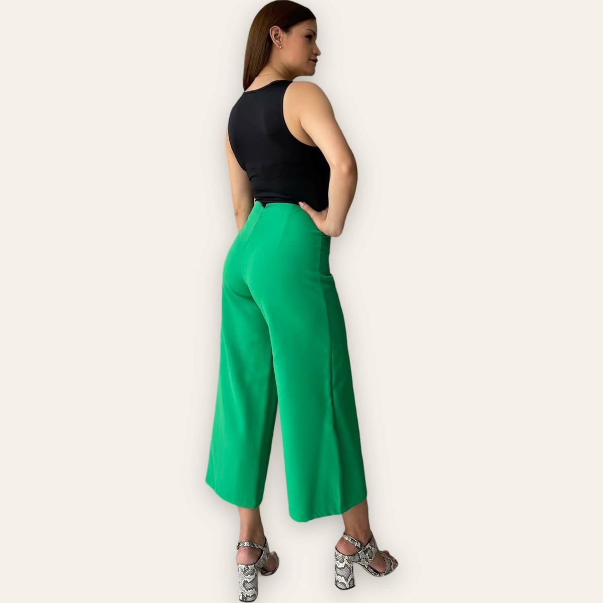 TULULA - Pantalon Culotte Mujer Tulula