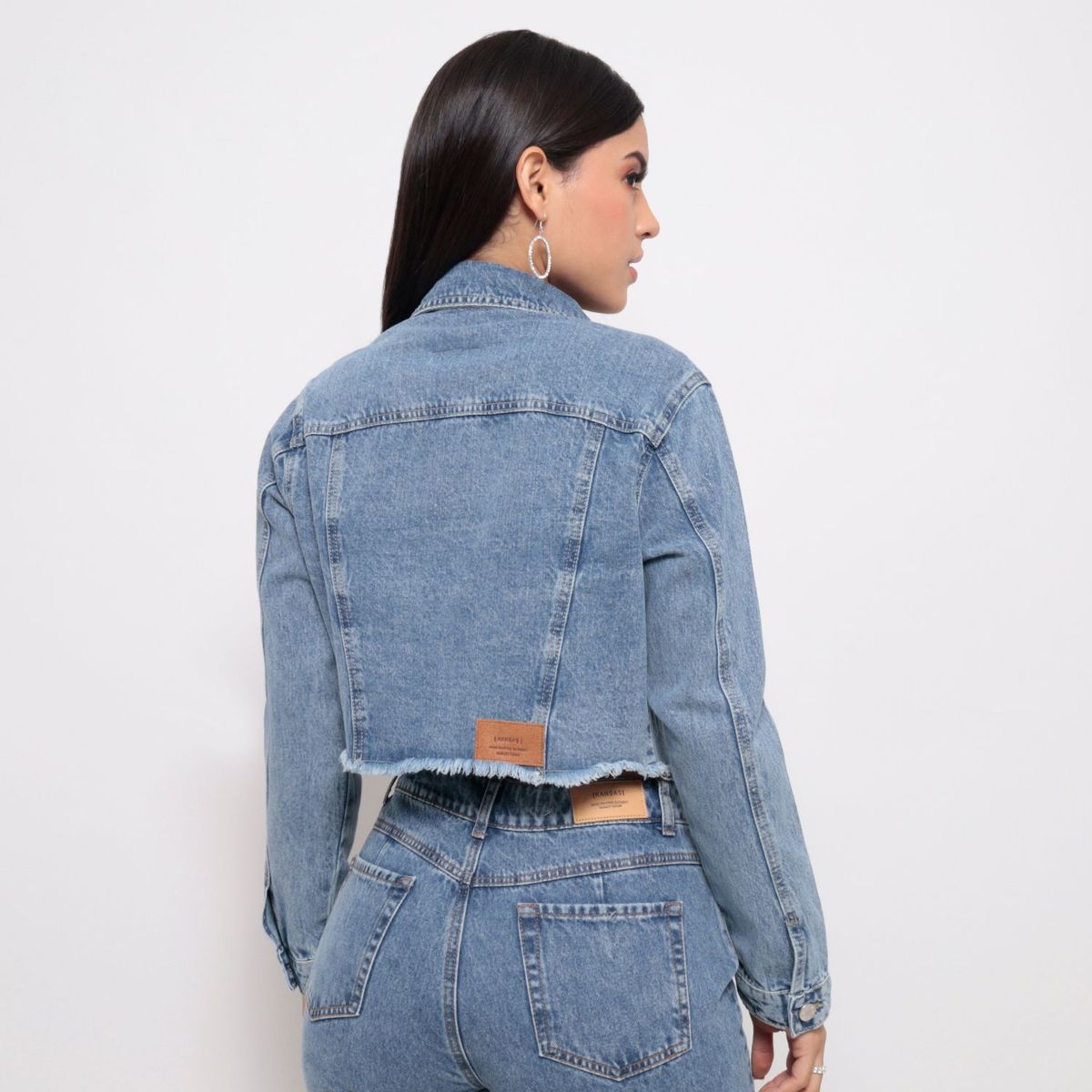 KANSAS - Casaca Jean Mujer Kansas