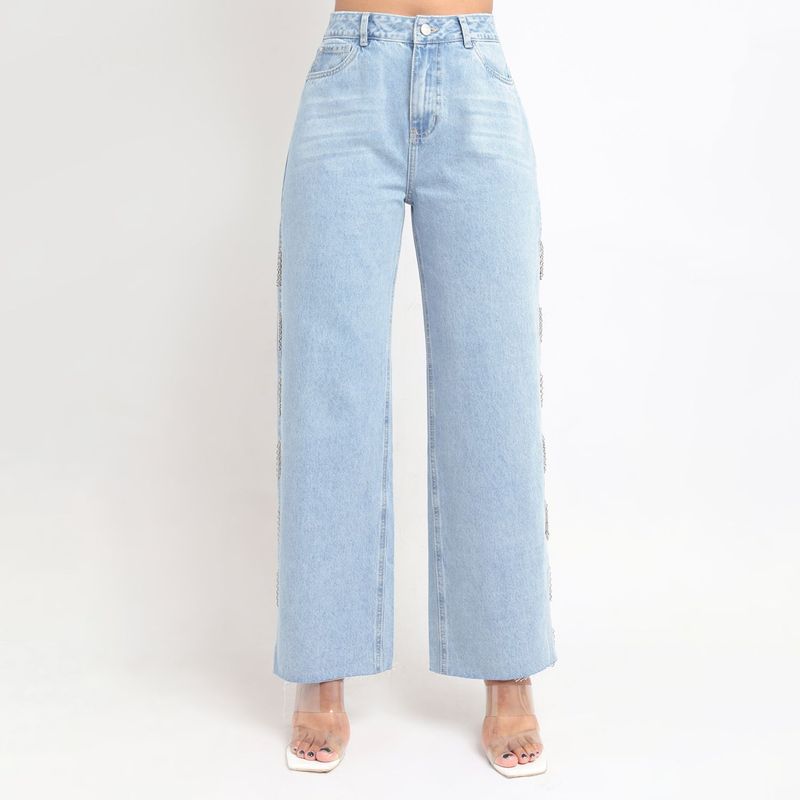 Pantalón Jean Palazzo Mujer Kansas KANSAS