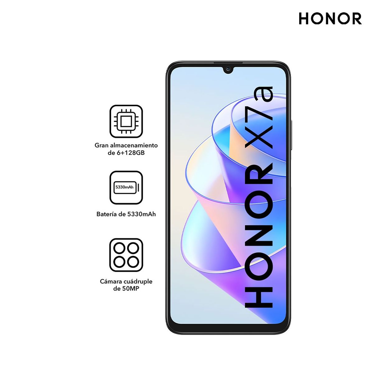 HONOR - Smartphone Honor X7a 128gb 6gb