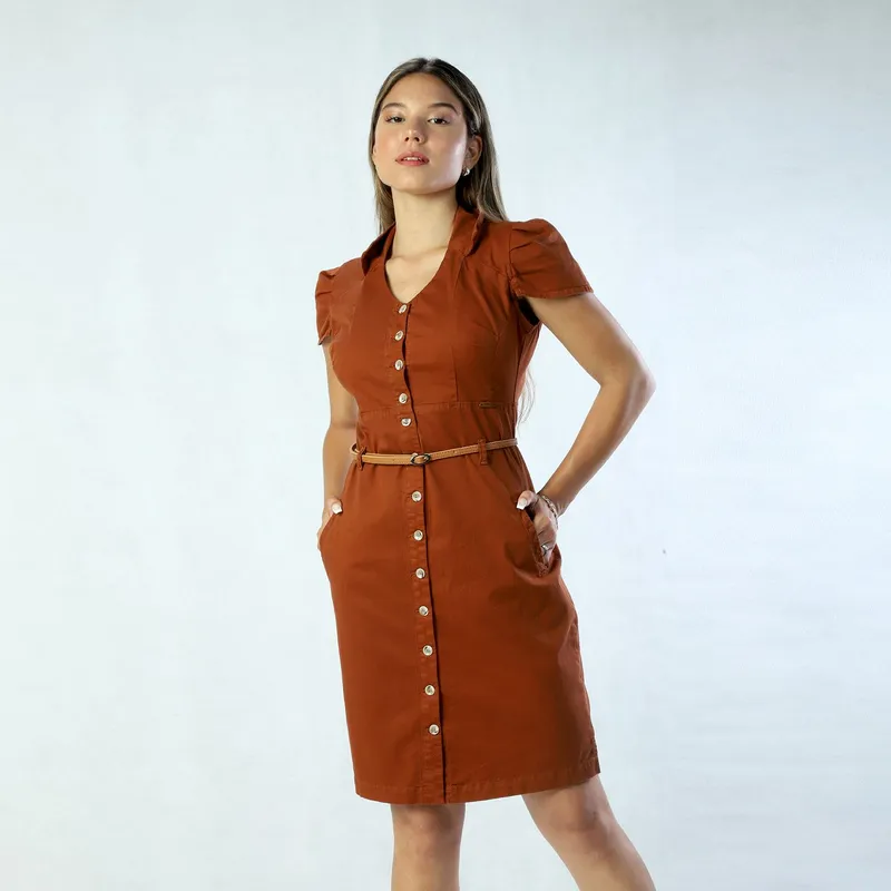 FORDAN JEANS - Vestido Largo Mujer Fordan Jeans