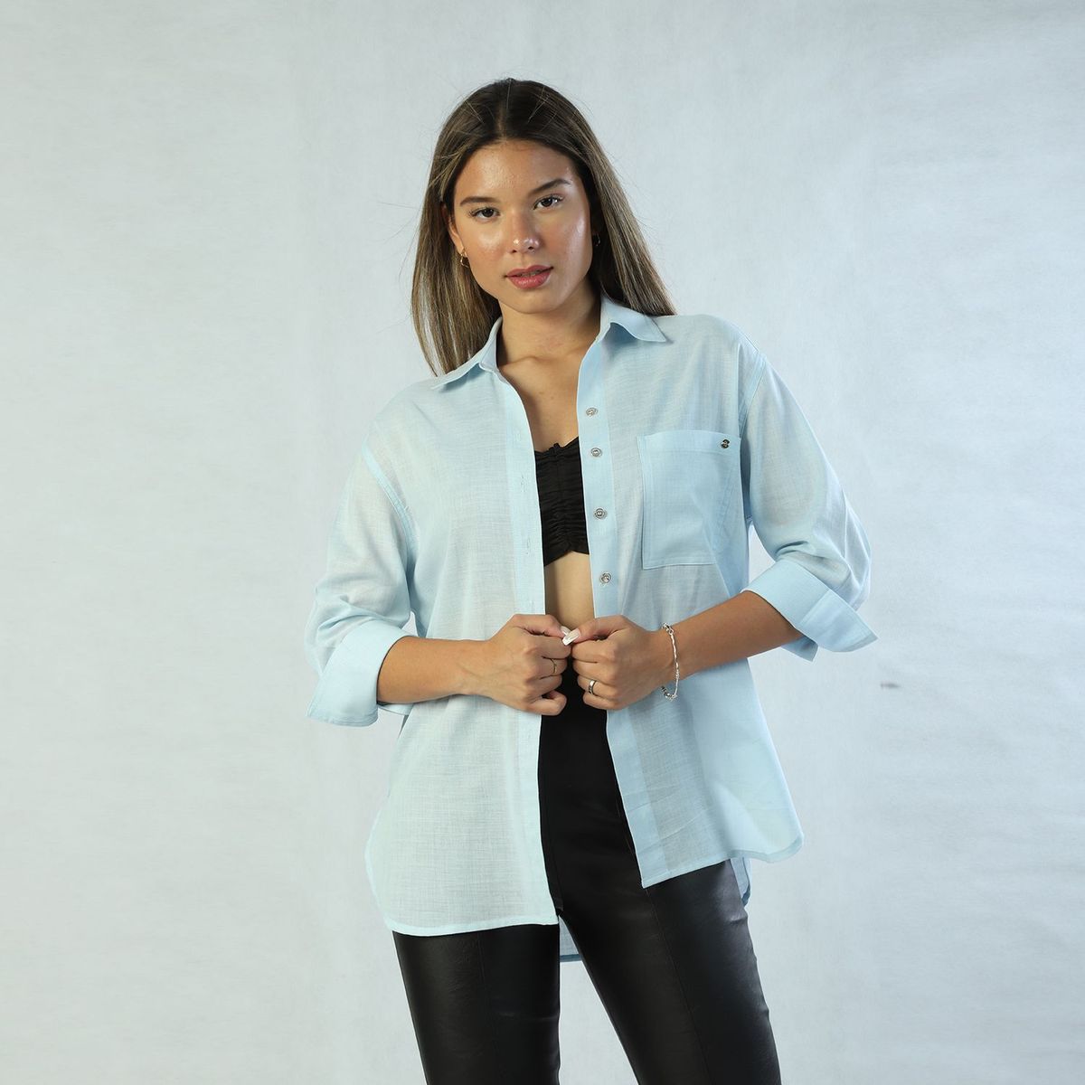 FORDAN JEANS - Blusa Manga Larga Mujer Fordan Jeans