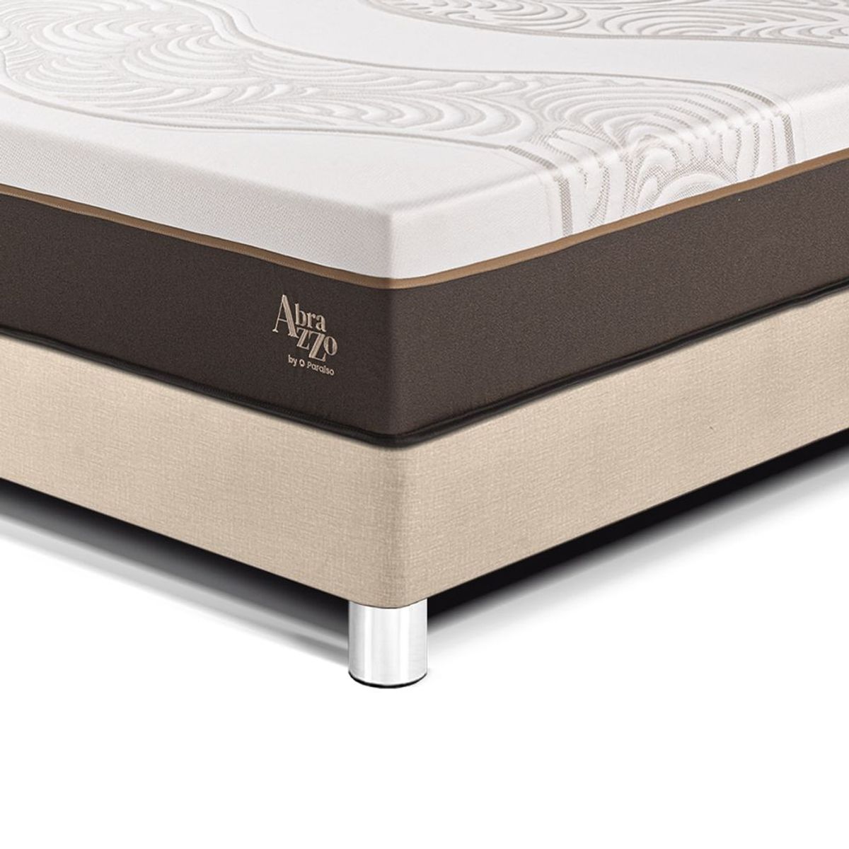 PARAISO - Dormitorio Royal Abrazzo Blocks 2 Plz + 2 Almohadas Viscoelásticas + Protector