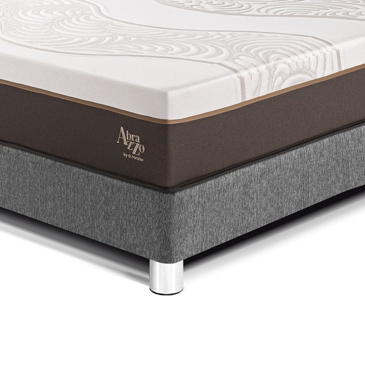 PARAISO - Dormitorio Royal Abrazzo Blocks Queen + 2 Almohadas Viscoelásticas + Protector