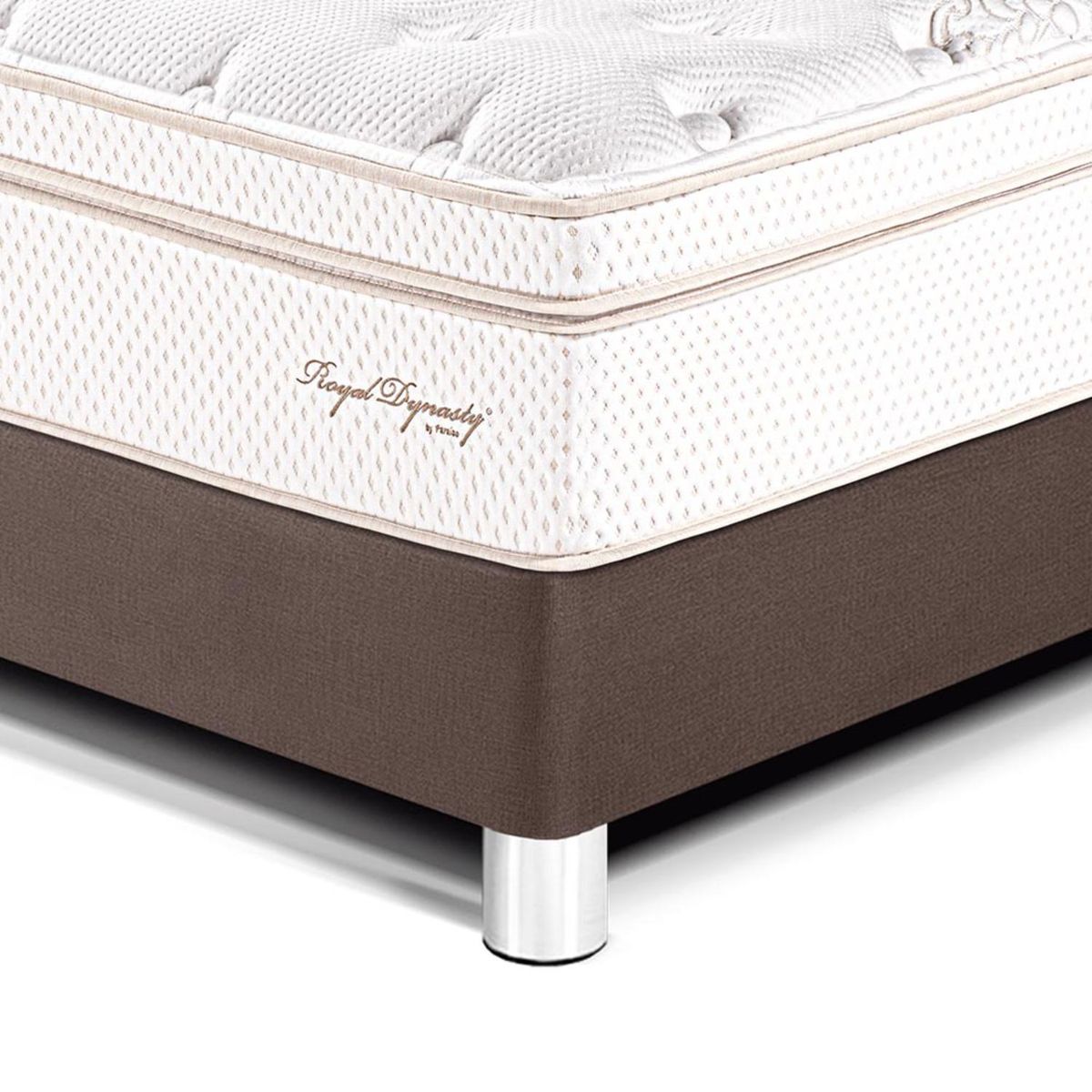 PARAISO - Dormitorio Royal Dynasty Blocks Queen + 2 Almohadas Viscoelásticas + Protector