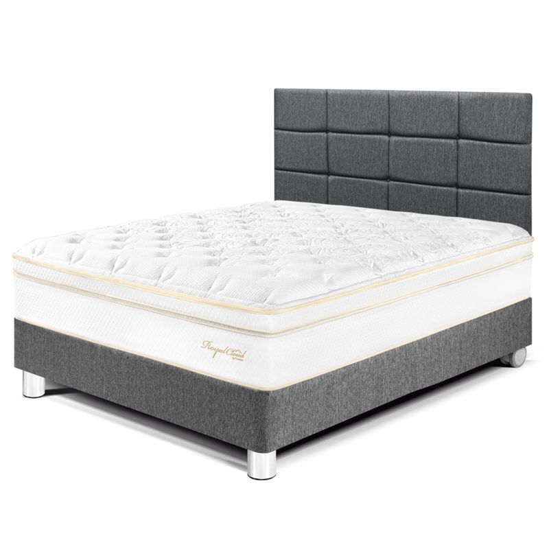 PARAISO - Dormitorio Royal Cloud Blocks 2 Plz + 2 Almohadas Viscoelásticas + Protector