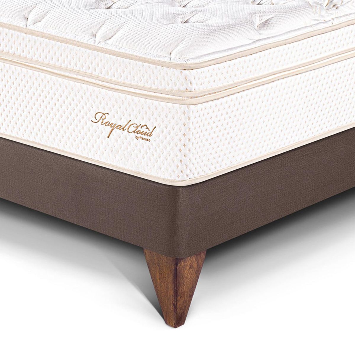 PARAISO - Dormitorio Europeo Royal Cloud Blocks 2 Plz + 2 Almohadas Viscoelásticas + Protector