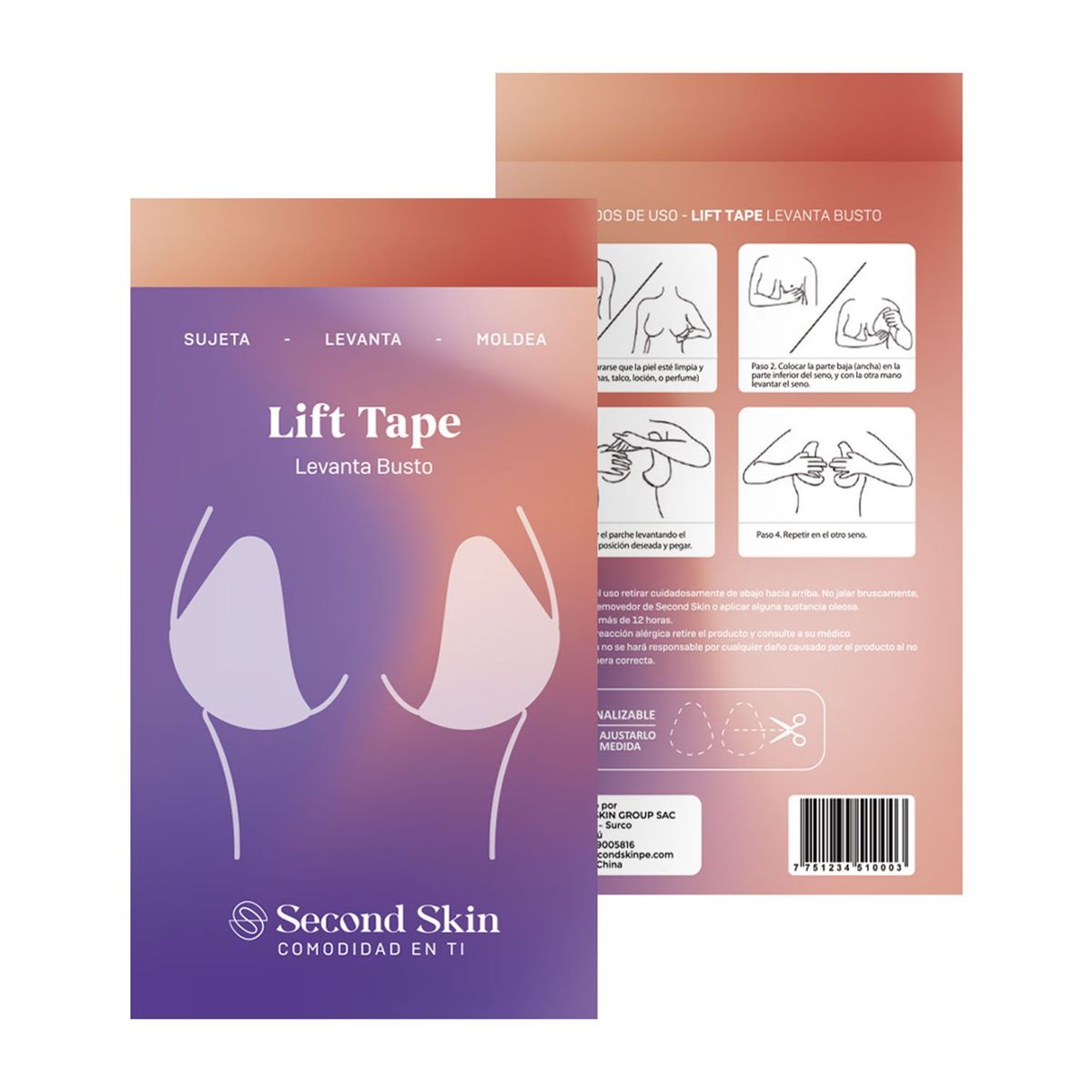 SECOND SKIN - Lift Tape Mujer Second Skin