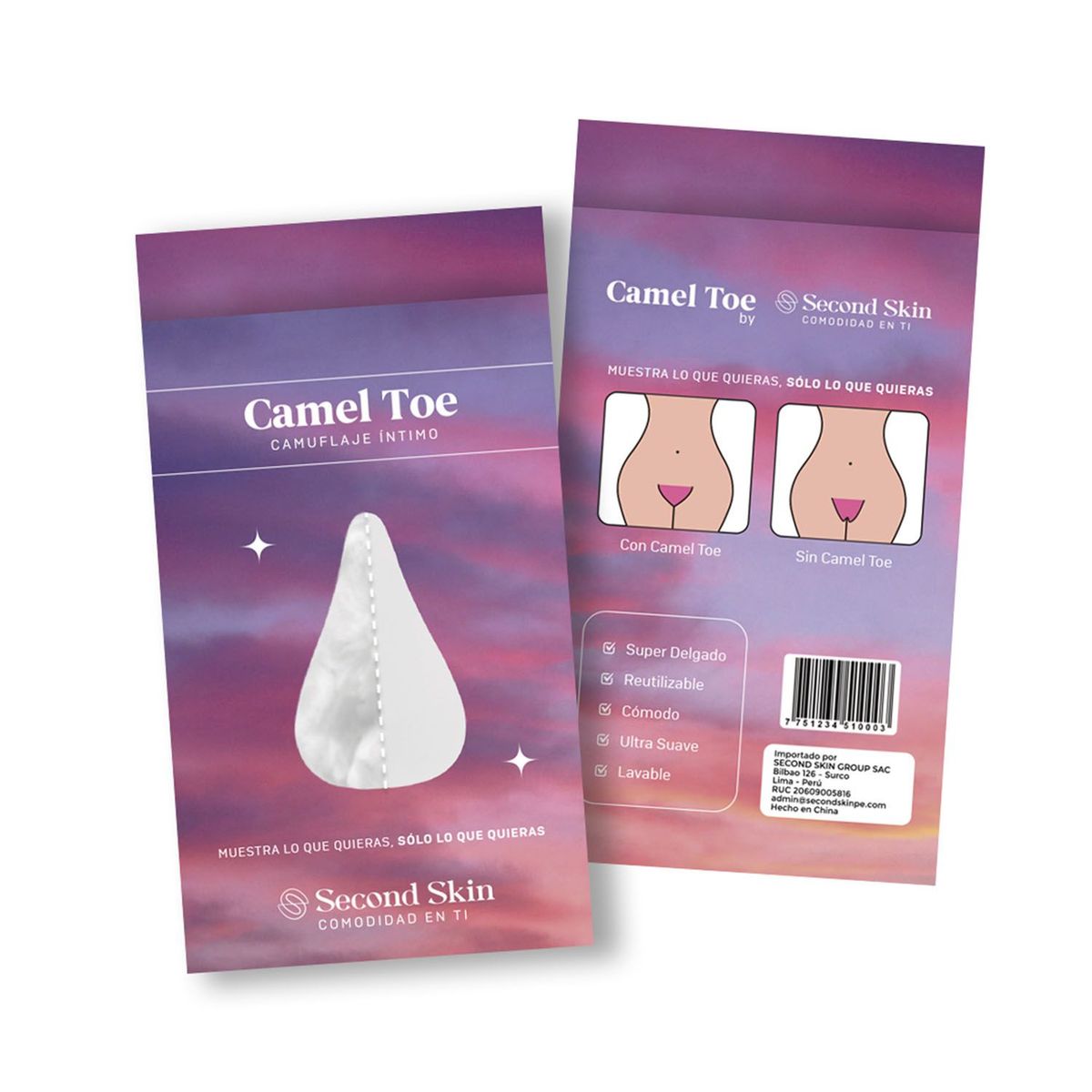 SECOND SKIN - Camel Toe Mujer Second Skin