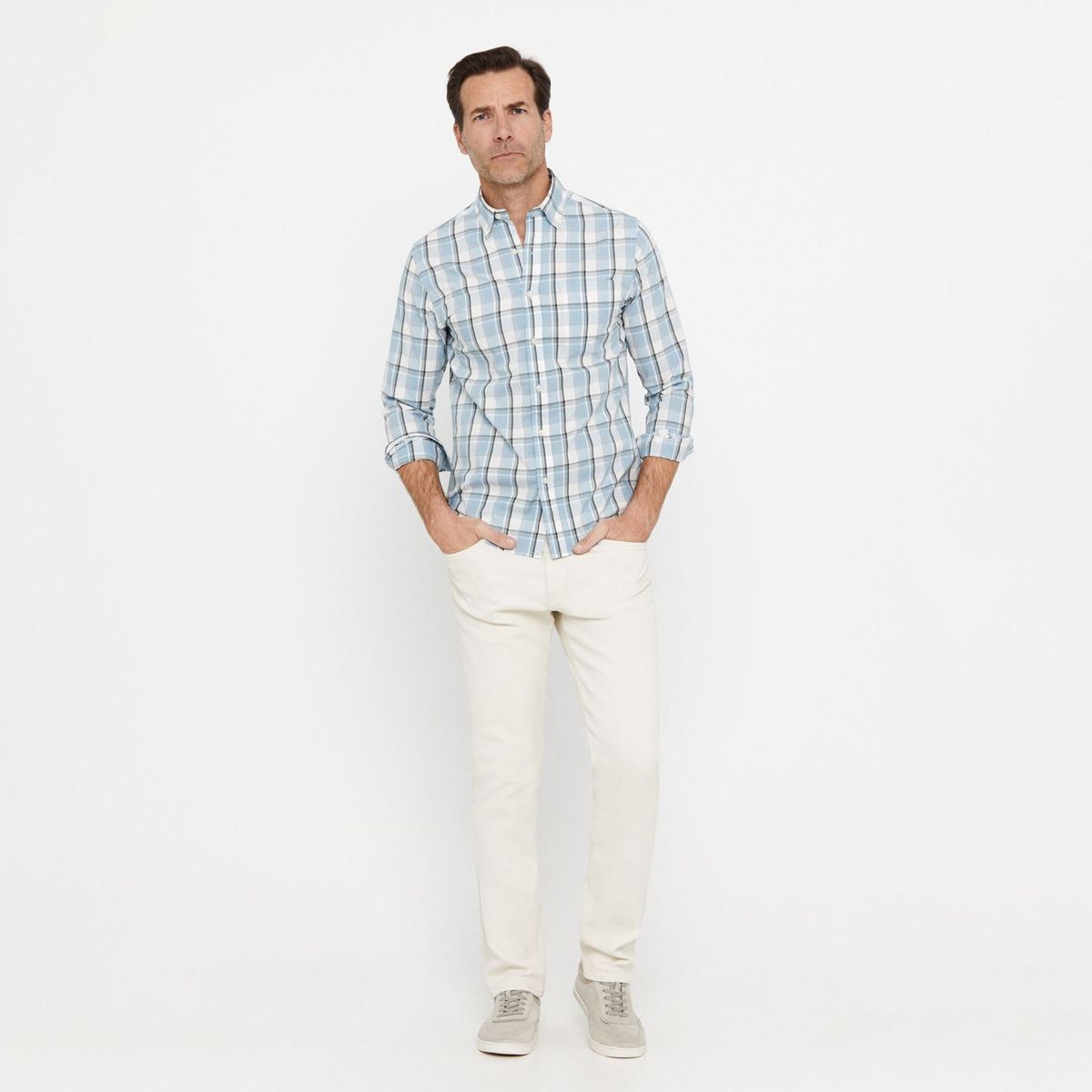 CORTEFIEL - Camisa Manga Larga Hombre Cortefiel