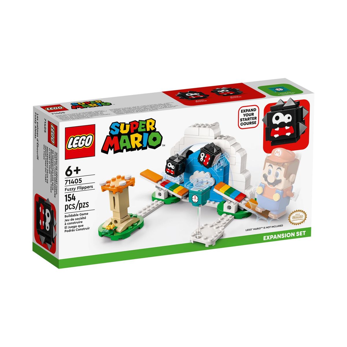 LEGO - Bloques Lego Super Mario Set De Expansion Trampolines De Los Fuzzies