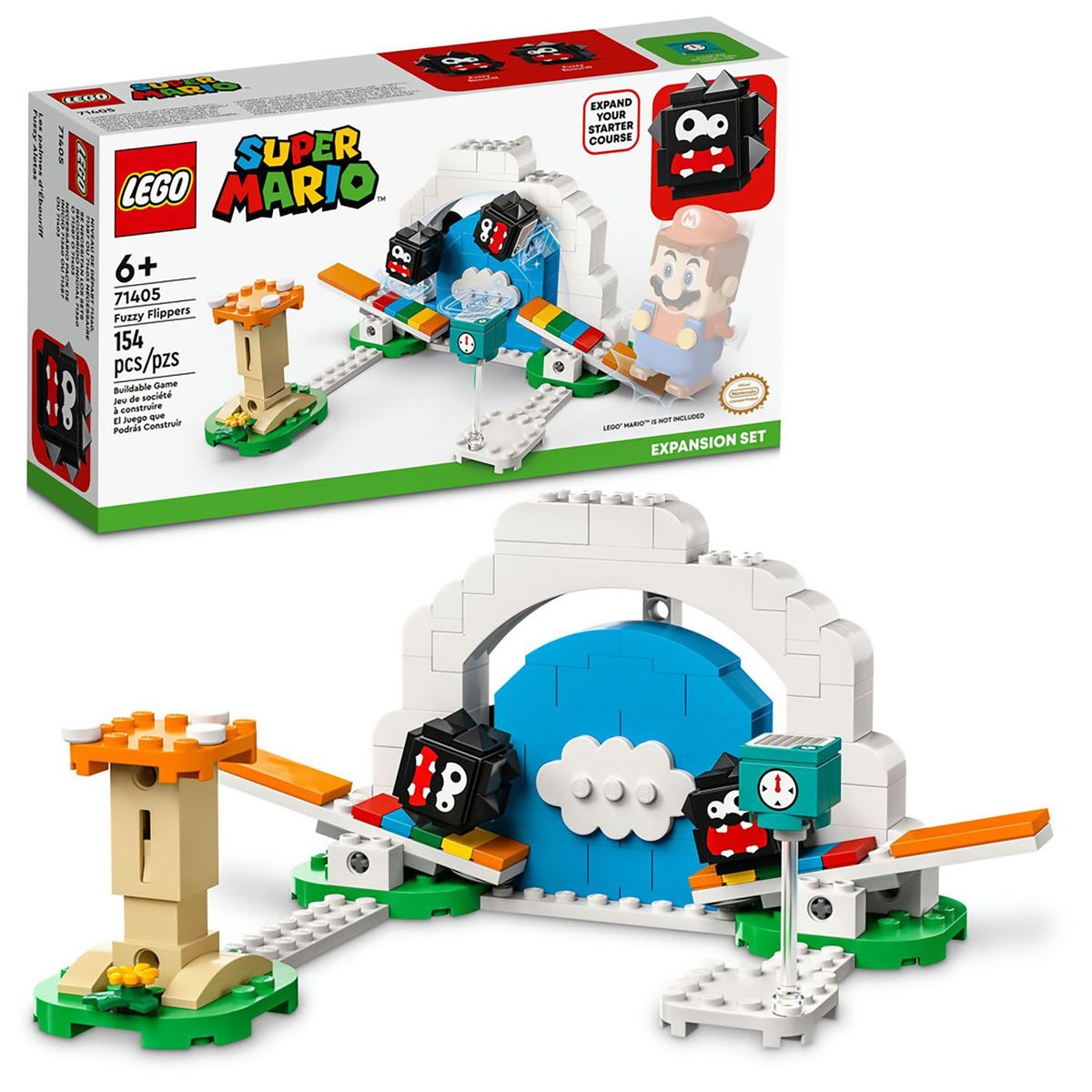 LEGO - Bloques Lego Super Mario Set De Expansion Trampolines De Los Fuzzies