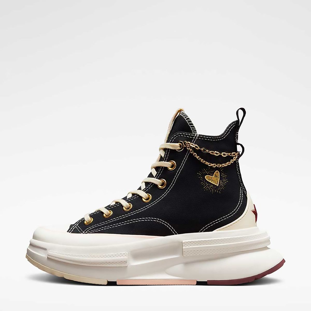 CONVERSE - Zapatillas Urbanas Mujer Run Star Legacy CX Platform Gold Chain Converse