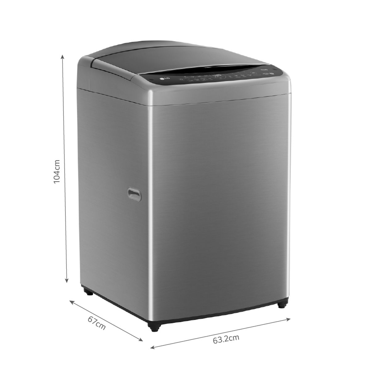 LG - Lavadora WT21VV6 21Kg AI DD Carga Superior Plateada LG