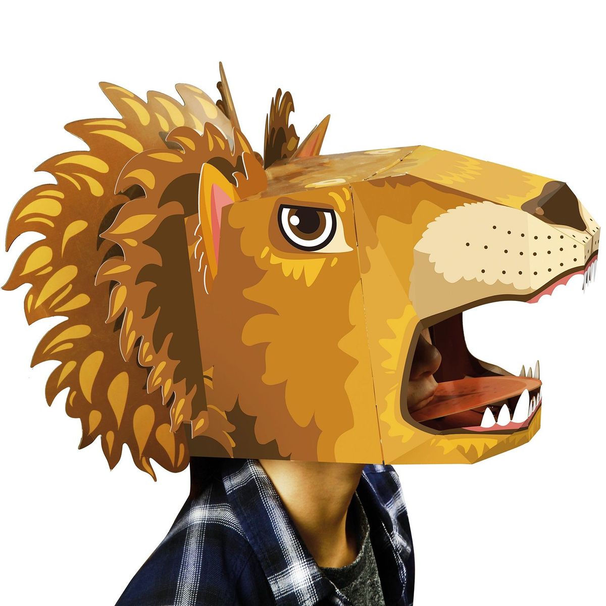 FIESTA CRAFTS - Máscara Leon Disfraz 3D