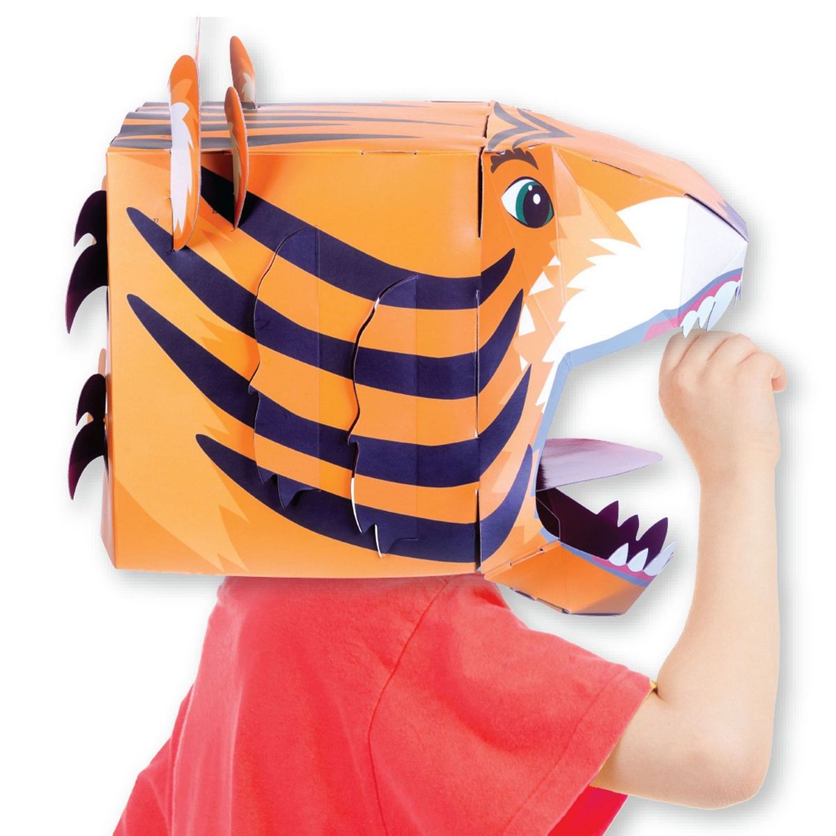 FIESTA CRAFTS - Máscara Tigre Disfraz 3D