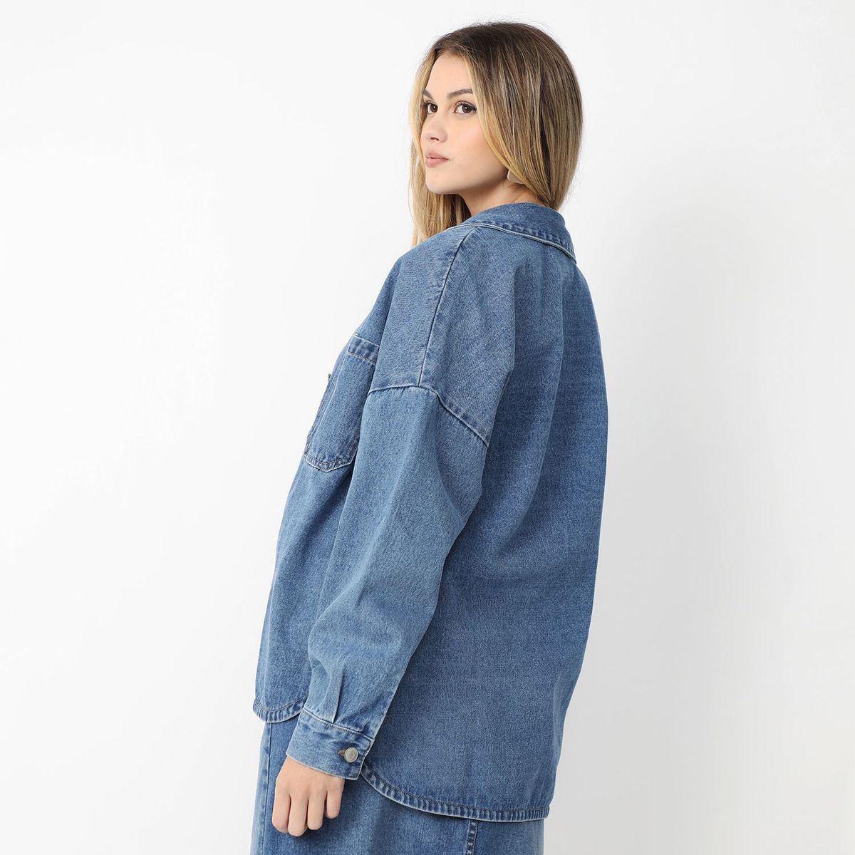 BASEMENT - Sobrecamisa Mujer Basement