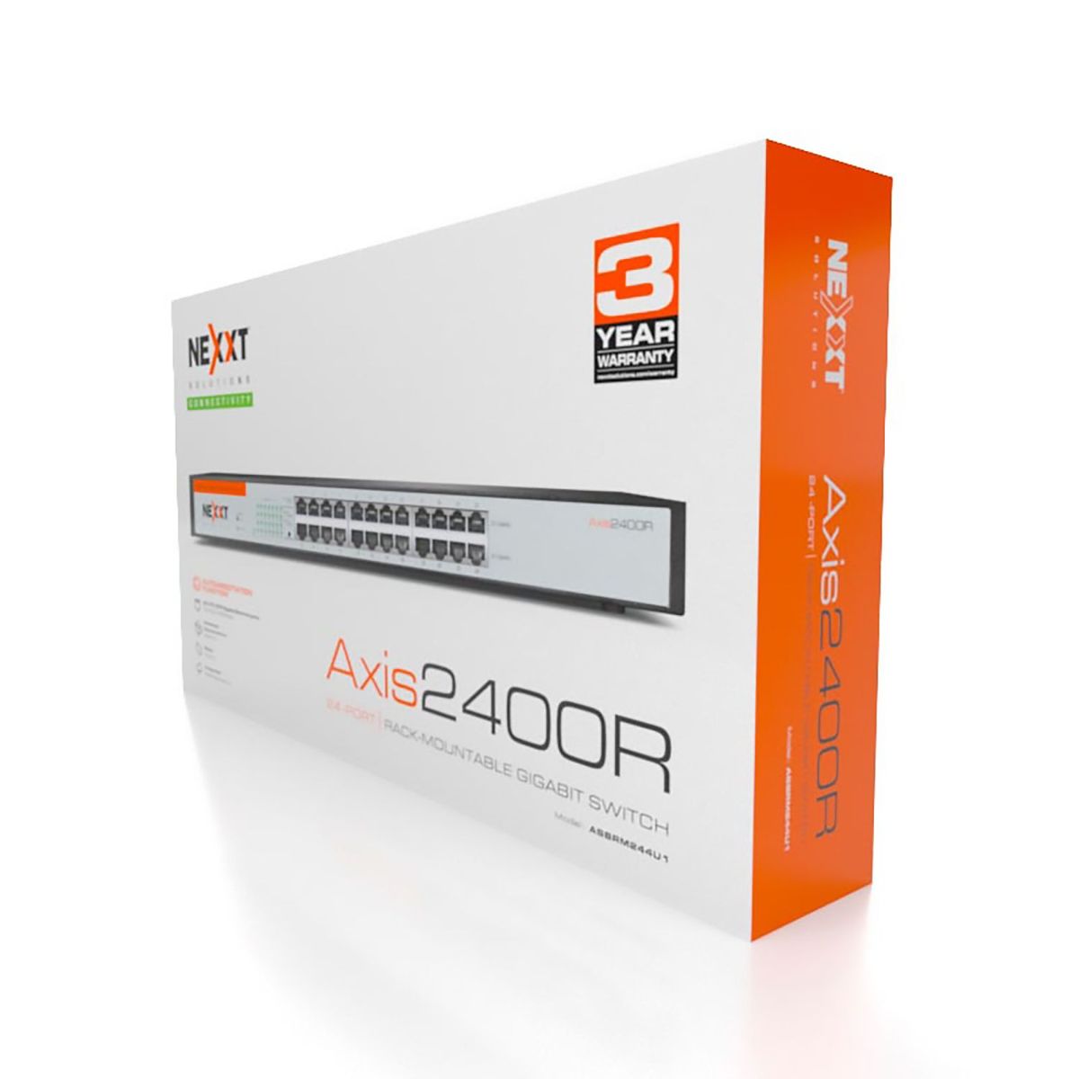 NEXXT SOLUTIONS - Nexxt Conmutador Gigabit Axis2400r Switch 24 puertos