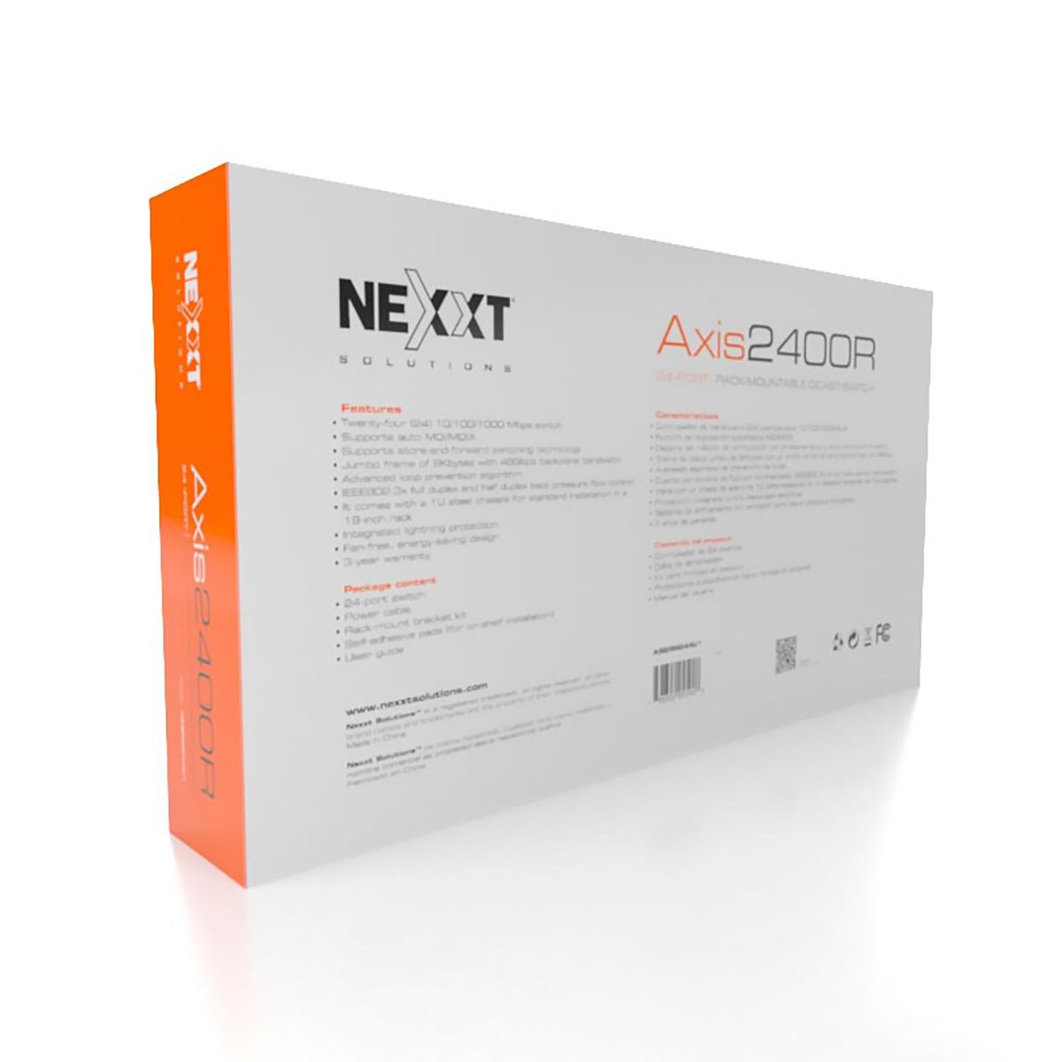NEXXT SOLUTIONS - Nexxt Conmutador Gigabit Axis2400r Switch 24 puertos