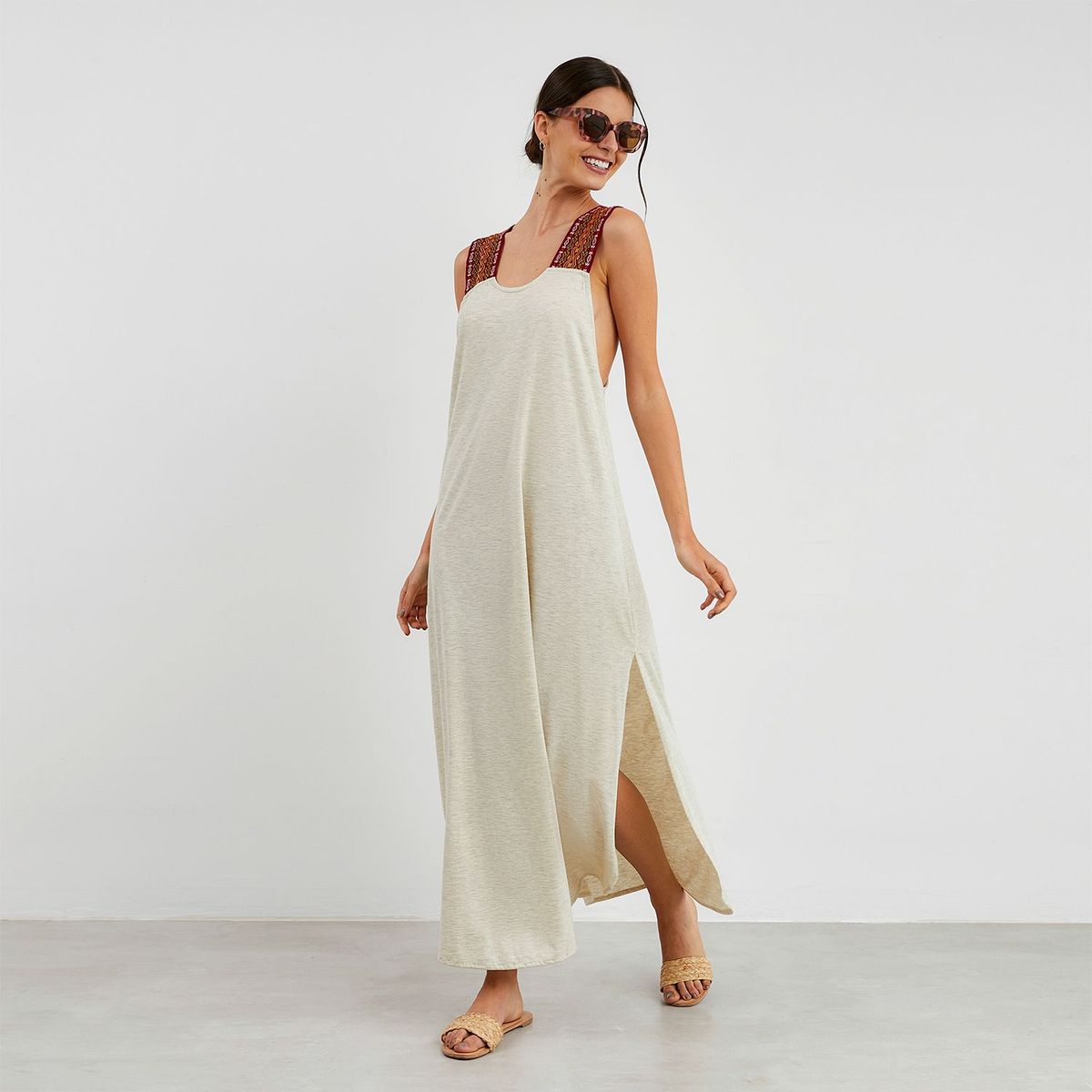 PERMUTA - Salidas de baño vestido Mujer Permuta Simona Largo Cre