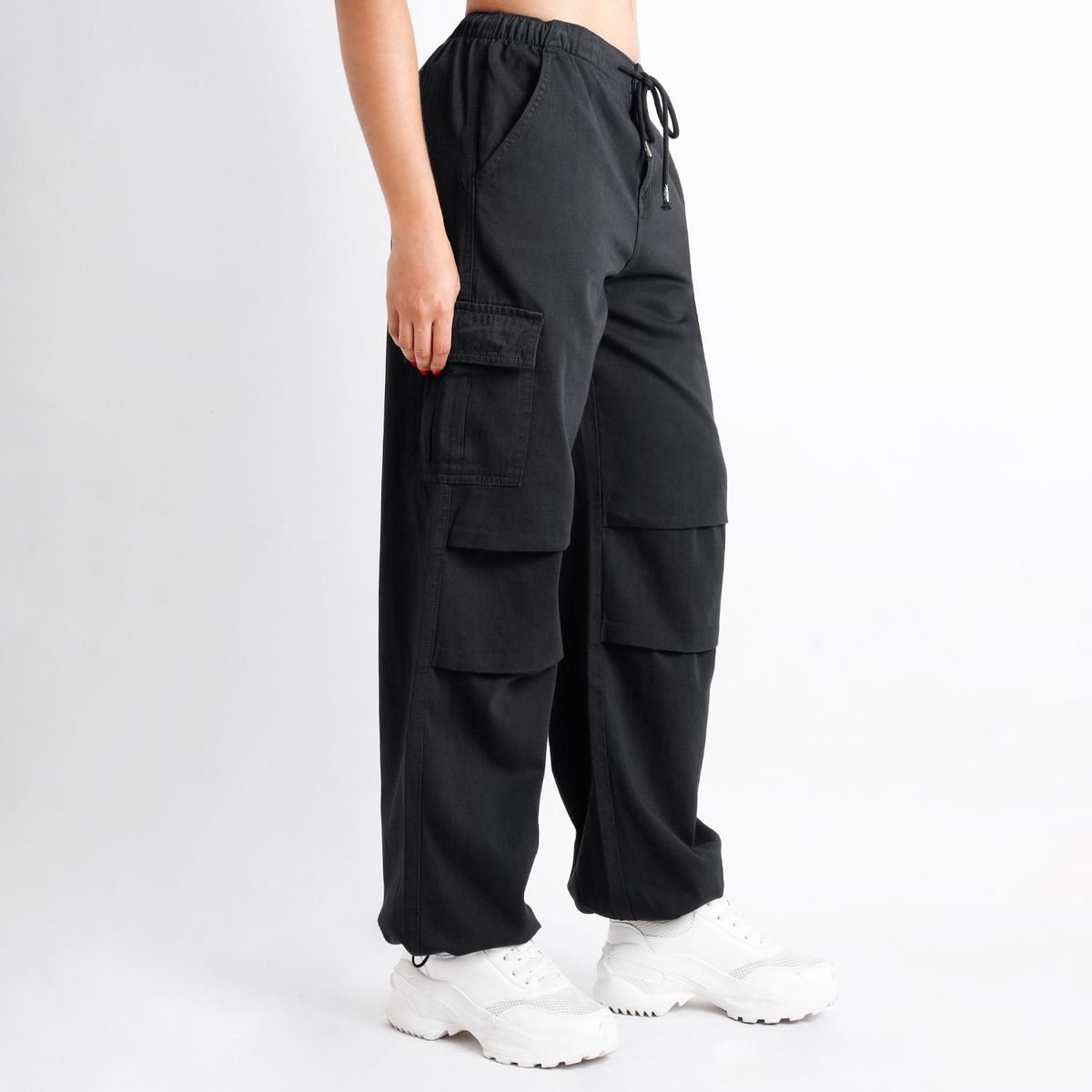 KANSAS - Jean Paper Bag Mujer Kansas