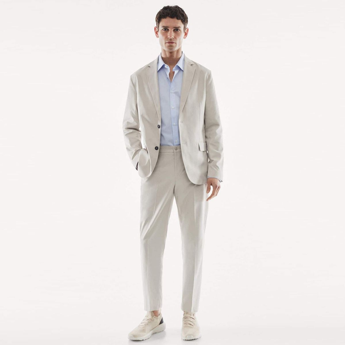 MANGO - Pantalón Fácil Cuidado Hombre Mango Performance