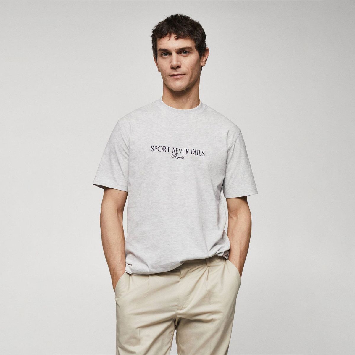 MANGO - Polo Manga Corta Hombre Mango