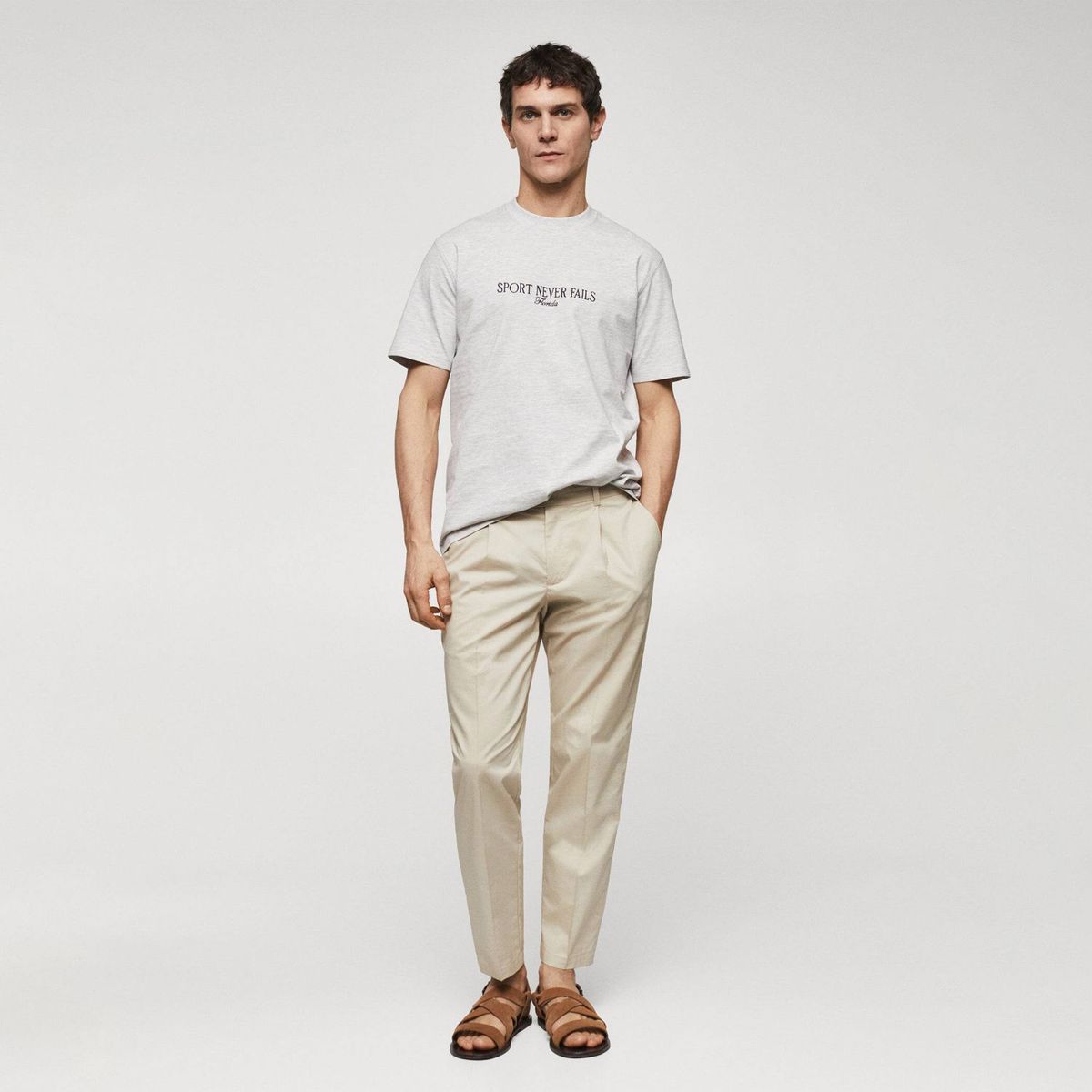 MANGO - Polo Manga Corta Hombre Mango