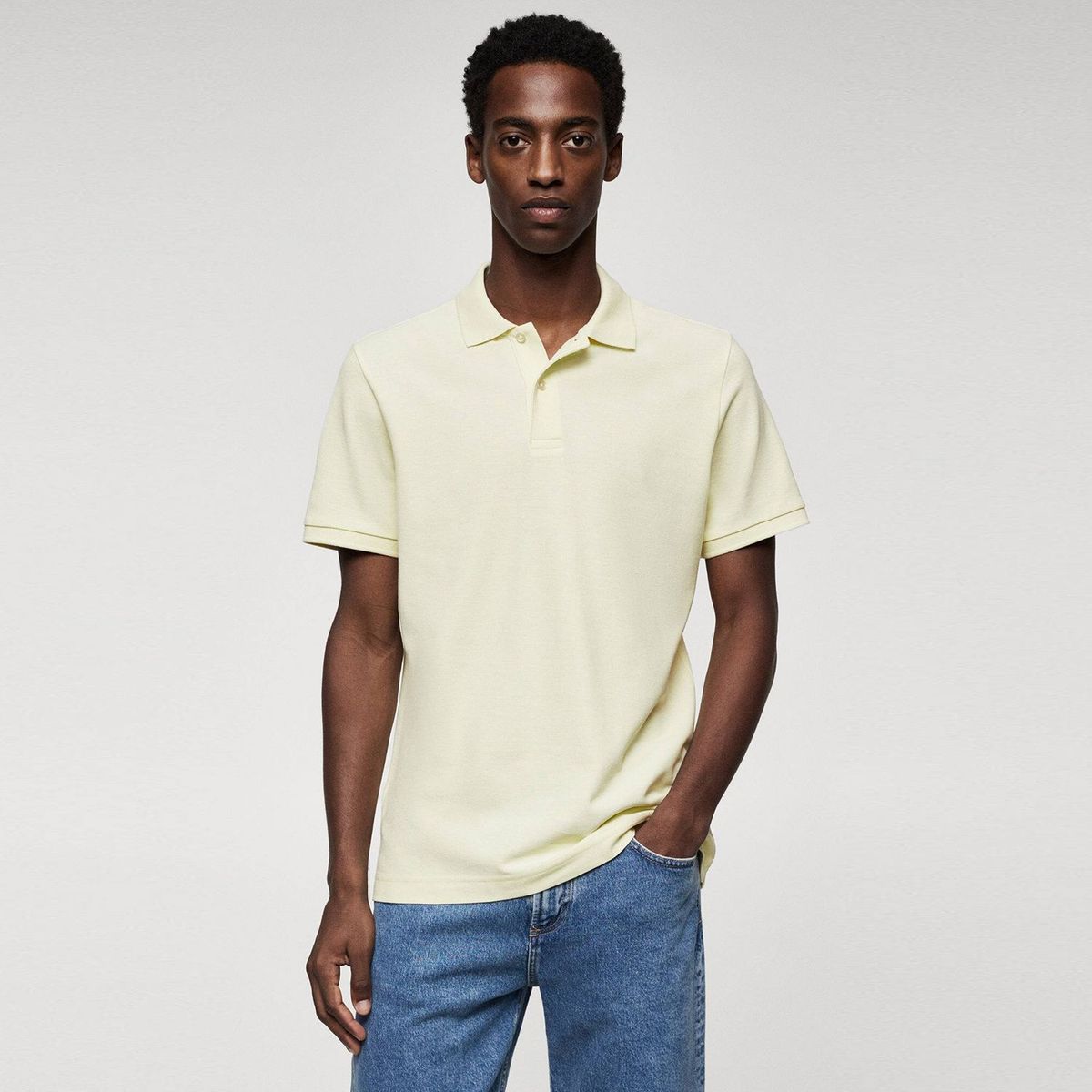 MANGO - Polo Manga Corta Hombre Mango