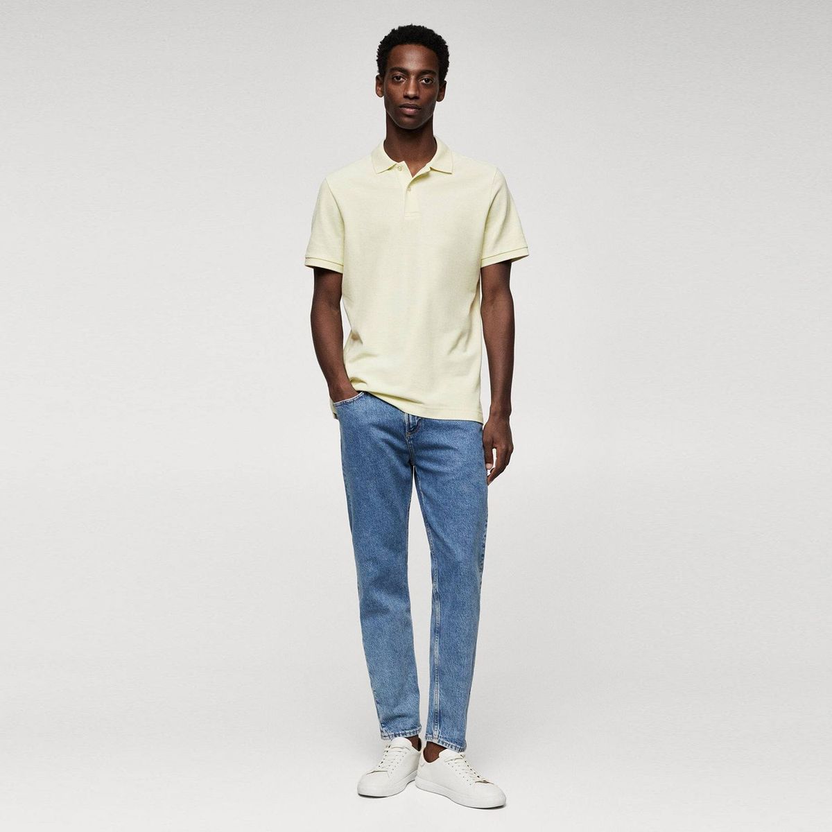 MANGO - Polo Manga Corta Hombre Mango