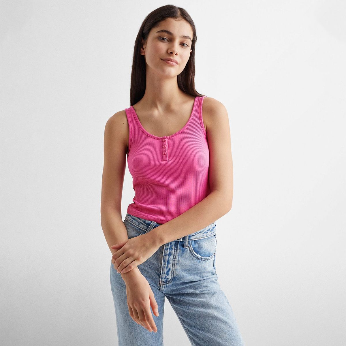 MANGO TEEN - Polo Manga Cero Mujer Mango Teen