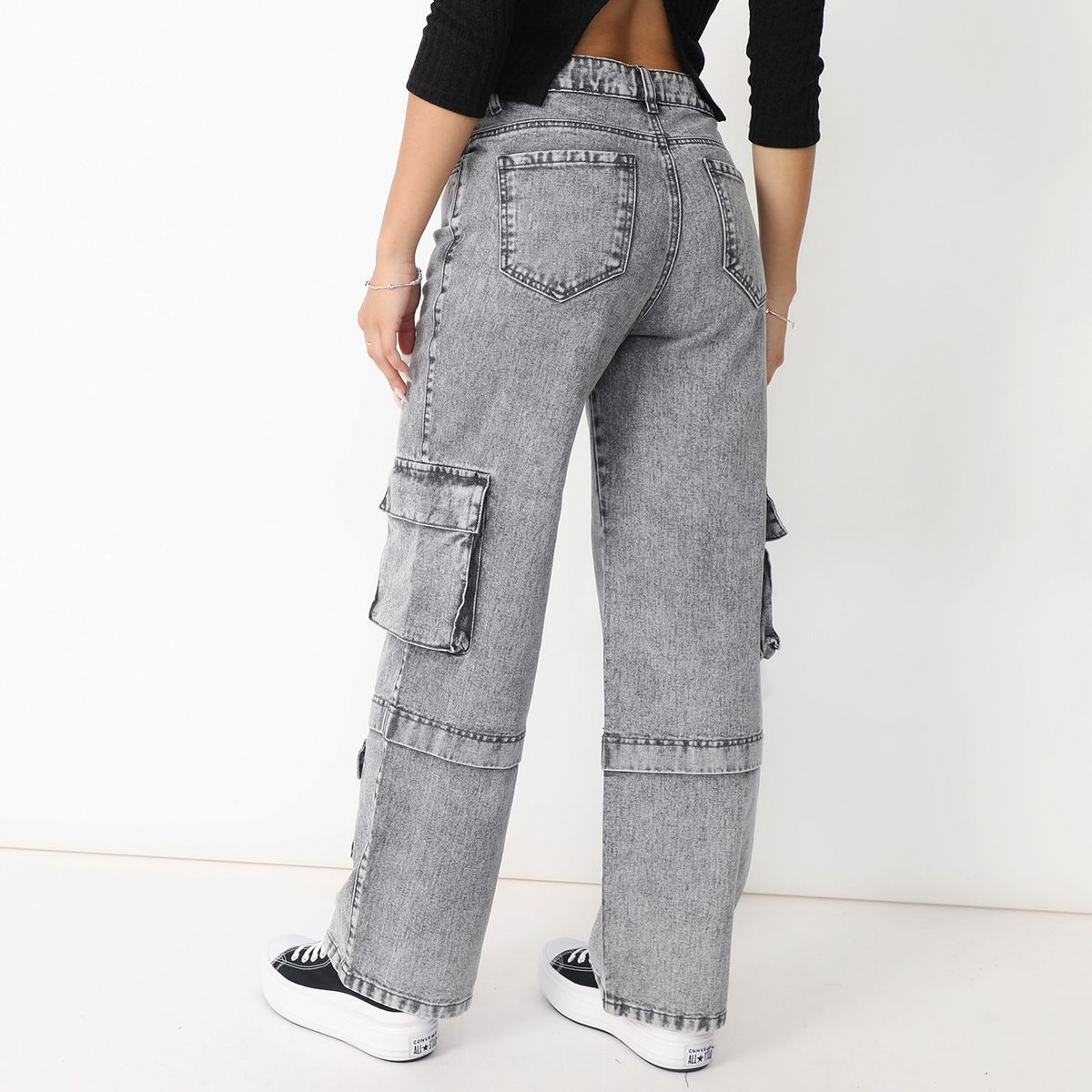 DENIMLAB - Pantalón Jean Straight Mujer Denimlab