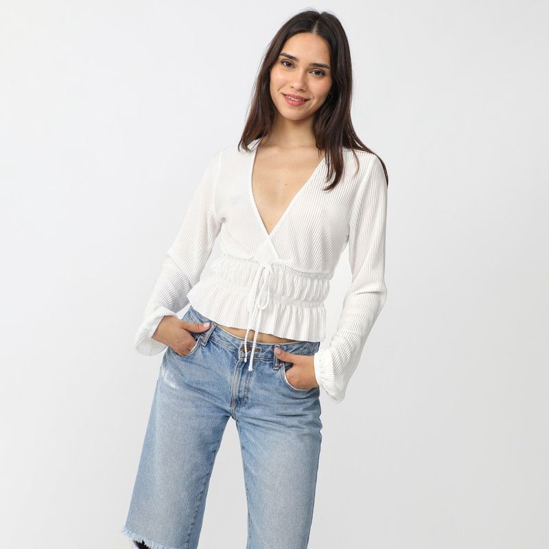 SYBILLA - Blusa Manga Larga Mujer Sybilla