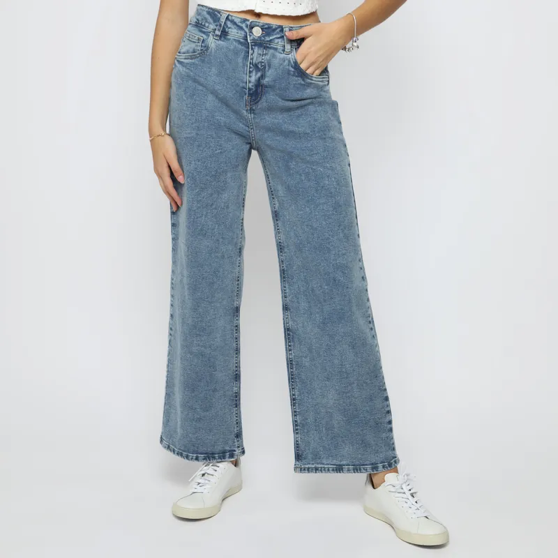 SYBILLA - Jean Straight Tiro Medio Mujer Sybilla