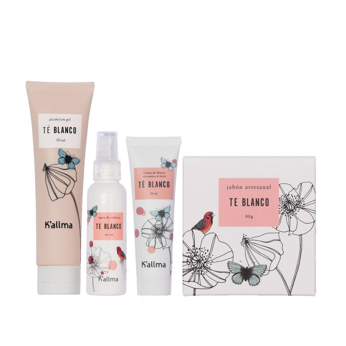 K'ALLMA - Pack K'allma Cartera Té Blanco