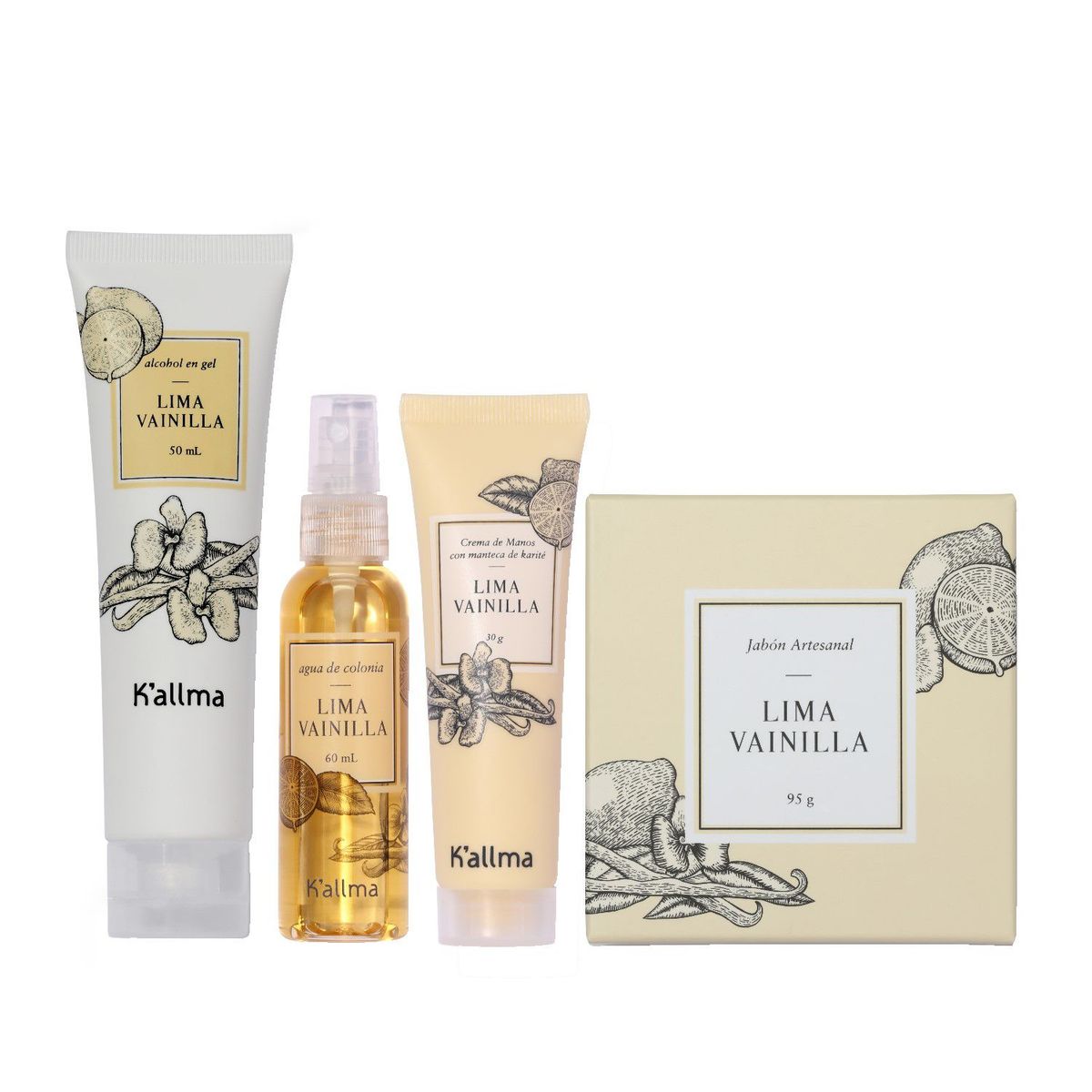 K'ALLMA - Pack K'allma Cartera Lima Vainilla