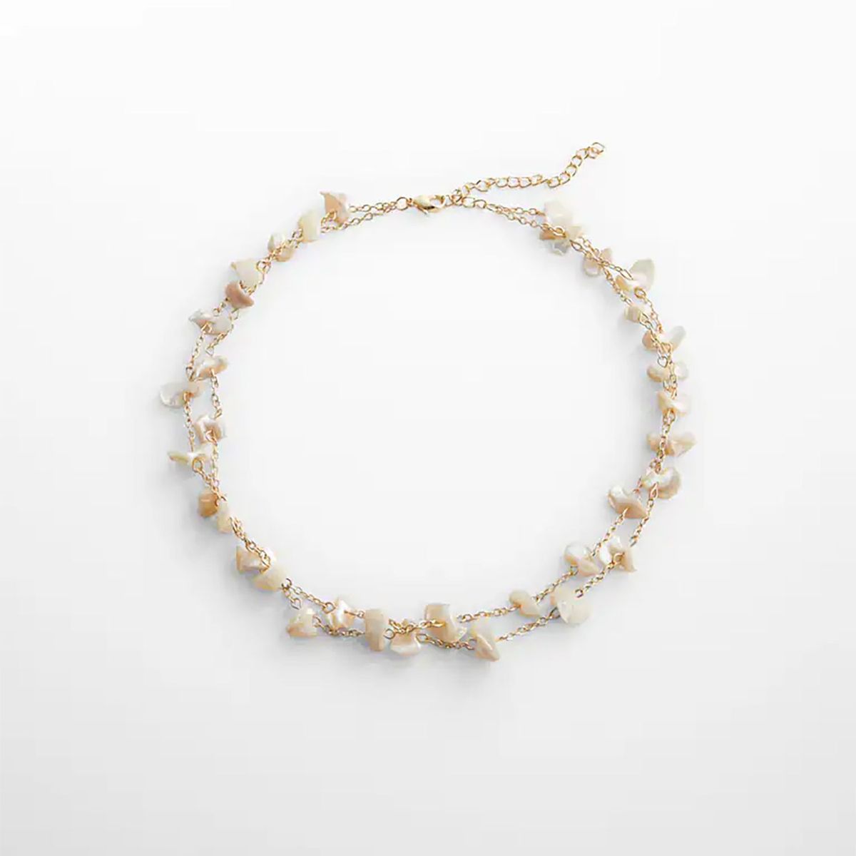 MANGO - Collar abalorios nácar