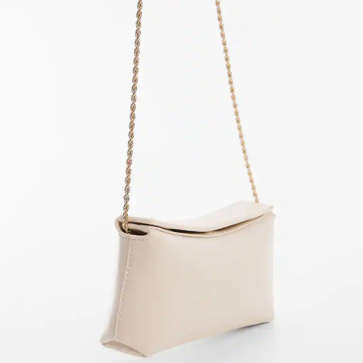 MANGO - Bolso baguette cadena