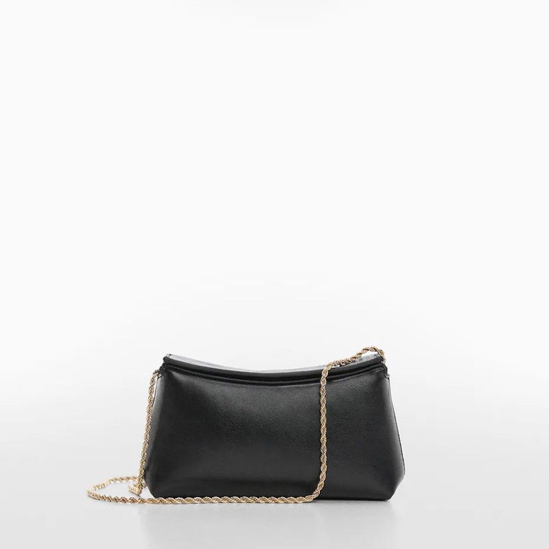 MANGO - Bolso baguette cadena