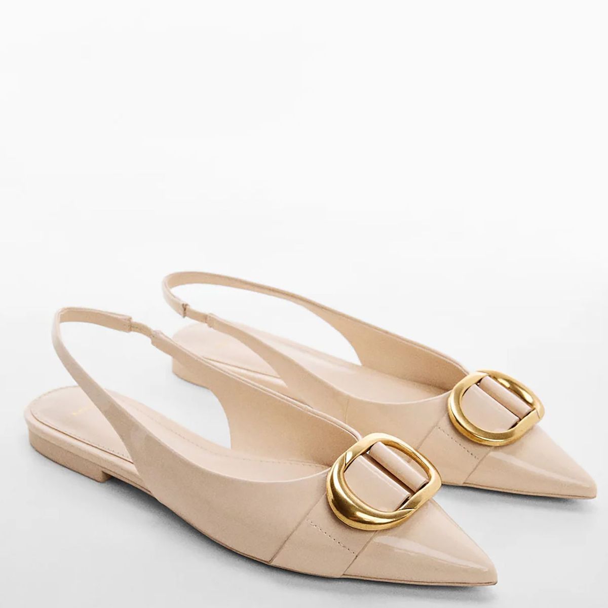 MANGO - Zapato destalonado charol