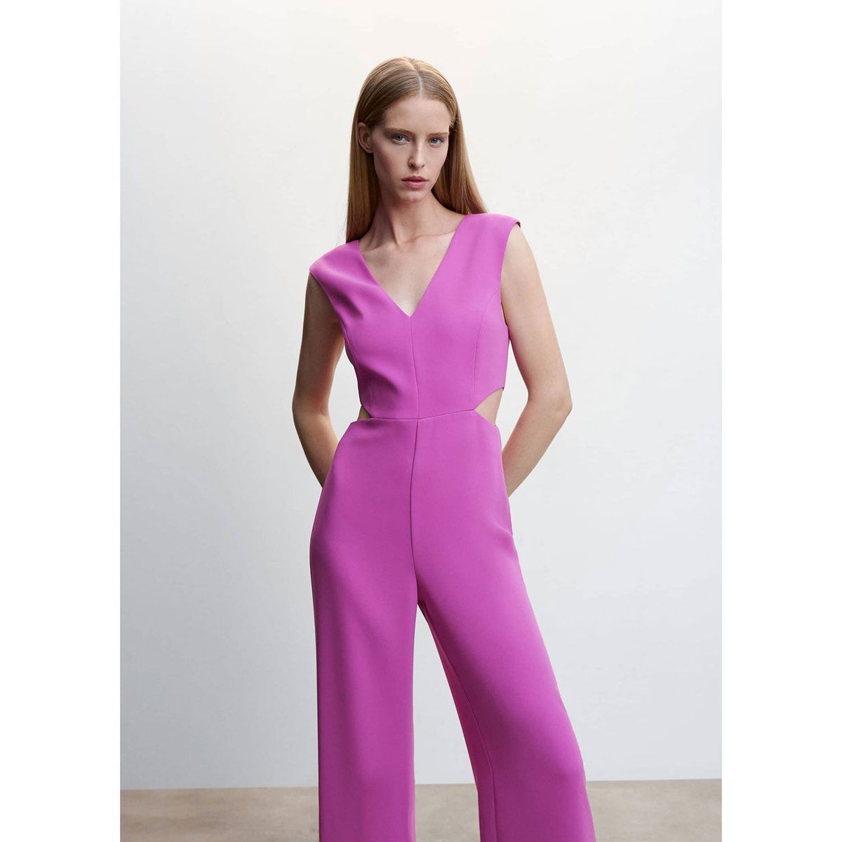 MANGO - Enterizo Casual Mujer Mango