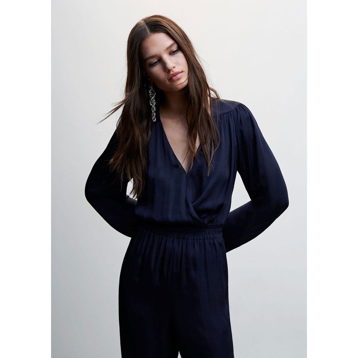 MANGO - Enterizo Casual Mujer Mango